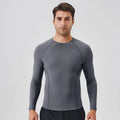 Winter Breathable Mesh Long Sleeve Training Fitness Pro Basketball Wear Men's Compression T Shirts