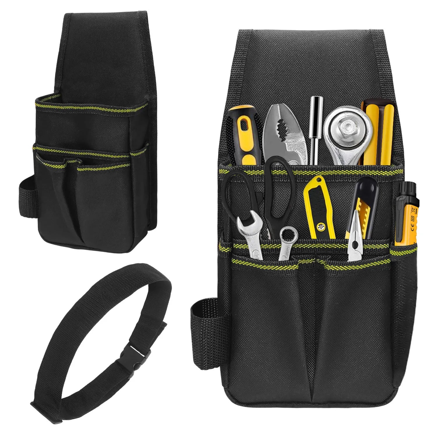 Convenient Small Pockets Repair Tools Packs Pliers Screwdrivershammer Wrench Storage Bag