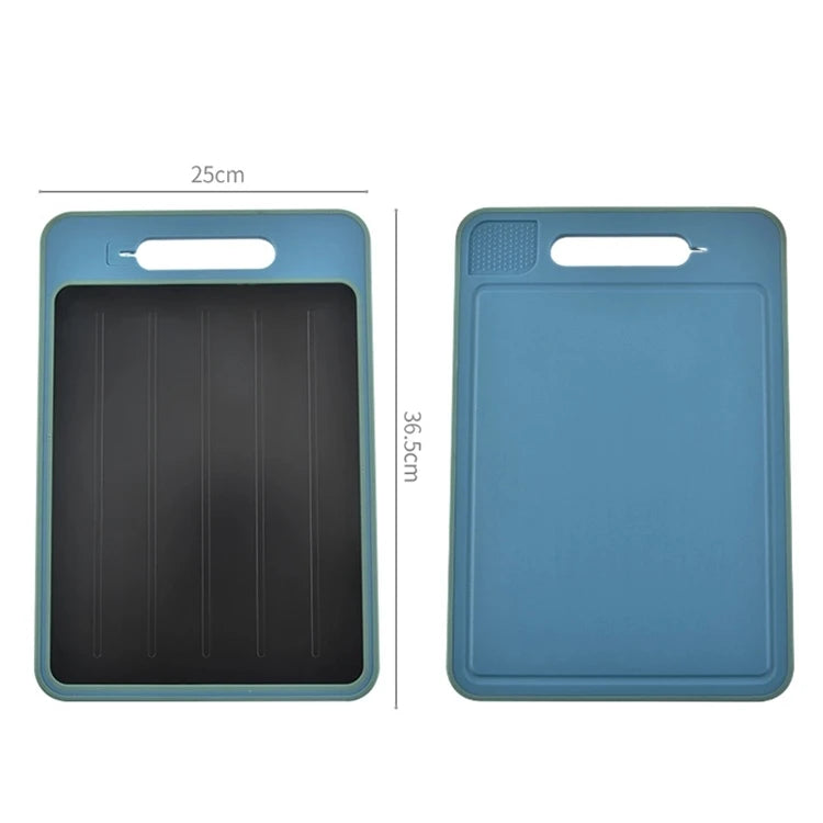 2 in 1 Cutting Board and Fast Thawing Plate Drip Chopping for Faster With Aluminum Defrost Meat Defroster Defrosting Tray