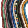 Wholesale 4x8mm Lava Rock Beads Multi Color Volcanic Stone Loose Beads For S 6x3/4x8mm Natural Agate Healing Stone Necklace