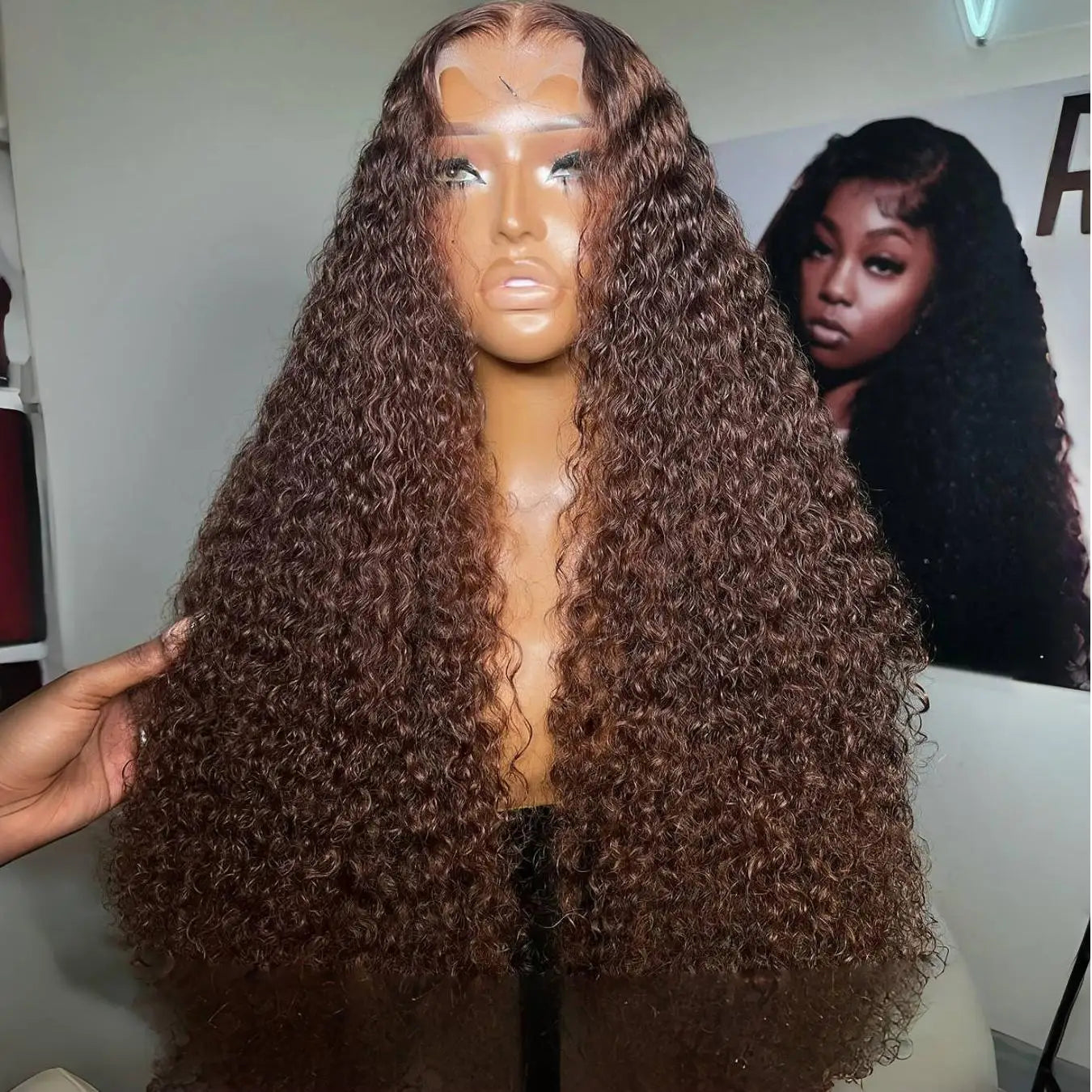 200 Density 13x6 Transparent Jerry Curly Lace Frontal Wig 13x4 HD Lace Frontal Wig Brazilian 6x6 Curly Human Hair Wig for Women