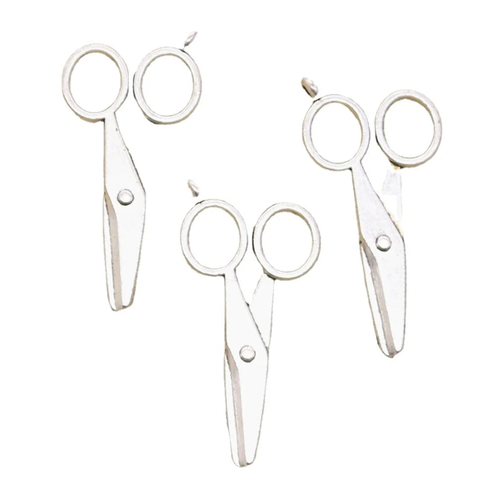 Charms Surgery Scissors 34x16mm Tibetan Silver Color Pendants Antique Jewelry Making DIY Handmade Craft