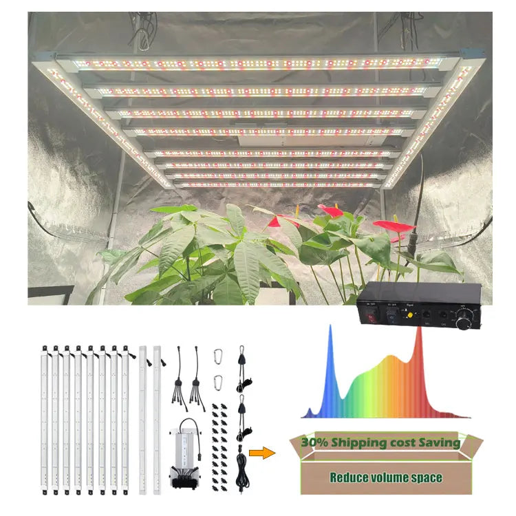 Original Samsung Lm301h Evo 720W 800W Led Grow Light Full Spectrum Balanced PPFD UV IR Separately Control Plant Grow Led Lights