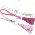 Factory Price Fashion Tassel Hot Lanyard Charm Mobile Phone Pendant PU Camera Strap Phone Decor Lanyard Rope