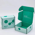 High-End Recyclable Green Mailer Boxes for Clothing Custom Logo Christmas Packaging Gift Printed Logo Folding for Candle Use