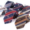 Mens Striped Tie Women Dress 7cm Skinny Classic Neckties for Boy Girls School Uniform Custom Tie Preppy Style Apparel Accessory