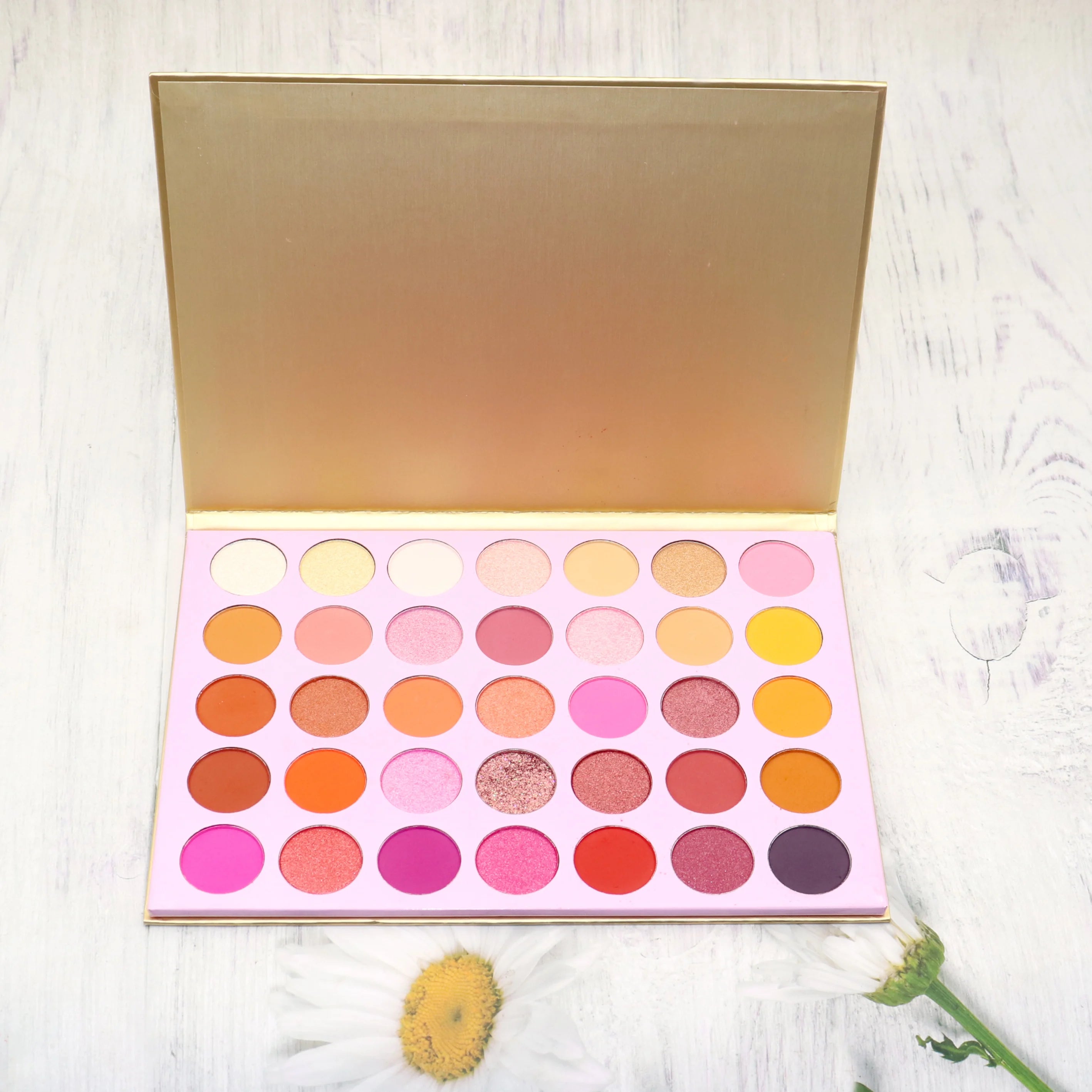 Wholesale High Pigment Custom Makeup 35 Color EyeShadow No Logo 35 Colors Eye Shadow Palette
