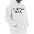 Custom Oversized Heavyweight Men Hoodies 100% Cotton French Terry Cropped Top Boxy Fit