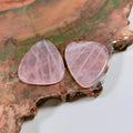 DIY Wholesale Natural Rose Quartz Guitar Picks Healing Stone