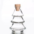 Home Decoration Christmas Tree Shape 100ml Reed Sticks Perfume Glass Diffuser Bottle