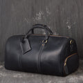 Handmade Custom Full Grain Leather Duffel Bag Genuine Leather Carry-on for Men Women Zipper for Travel Overnight Stay Sports Gym