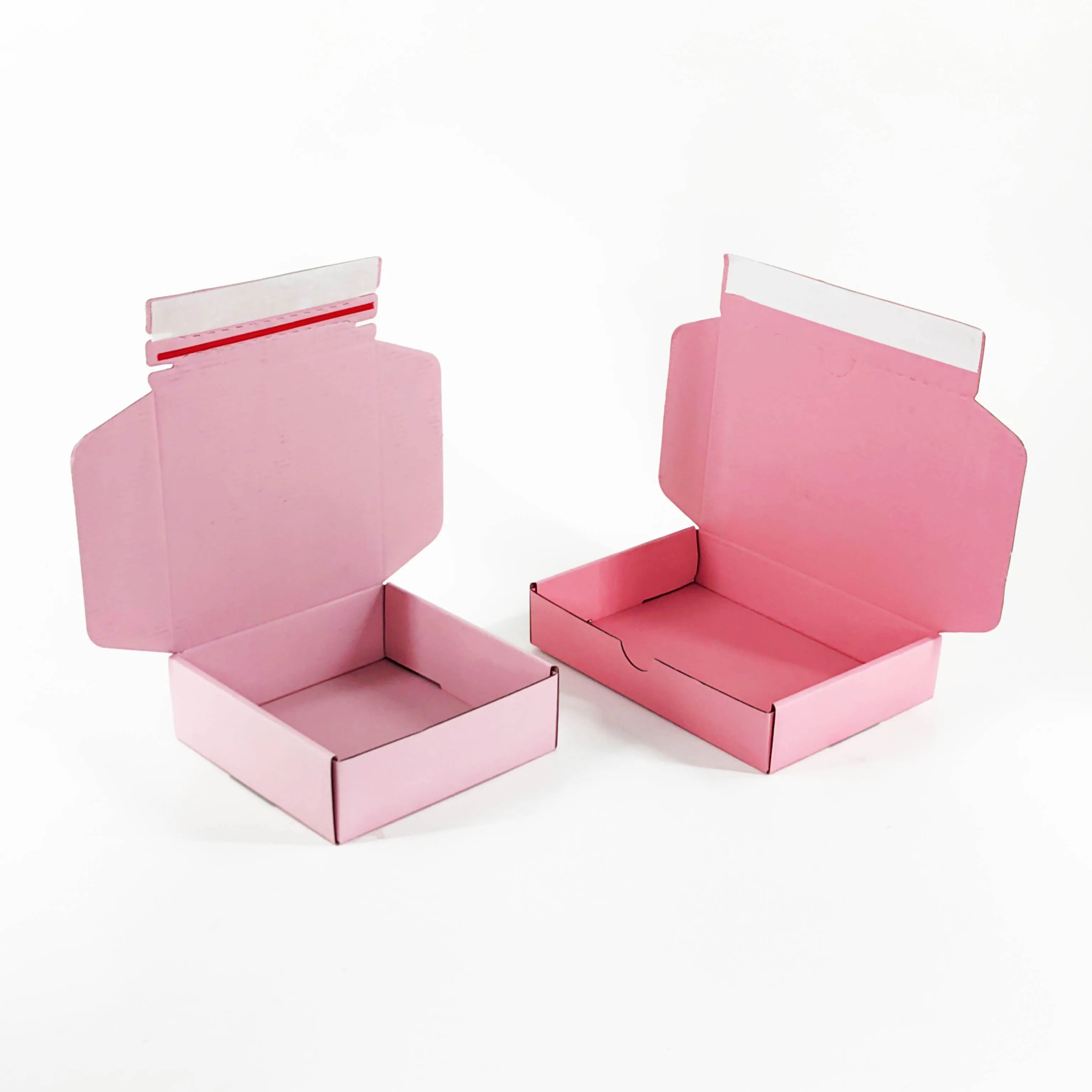 Custom Logo Foldable Packaging Tear Strip Kraft Corrugated Mailer Boxes With Logo Paper Packaging Boxes for Clothes