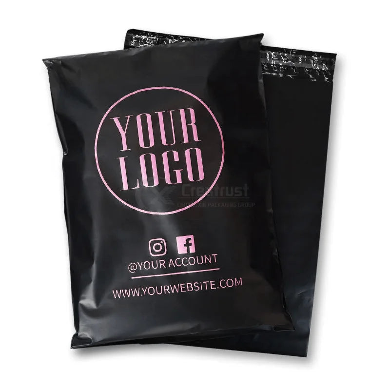 ZGCX Wholesale Poli Mail Plastic Package Poly Mailer Shipping Mailers Packaging Black Mailing Bags Polymailer for Clothing