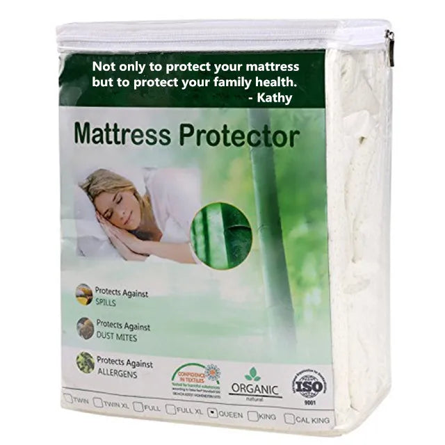 Hypoallergenic Bedbug-Proof Waterproof Anti-Bacteria Flame Retardant Disposable All-Season 400TC Mattress Protectors Covers