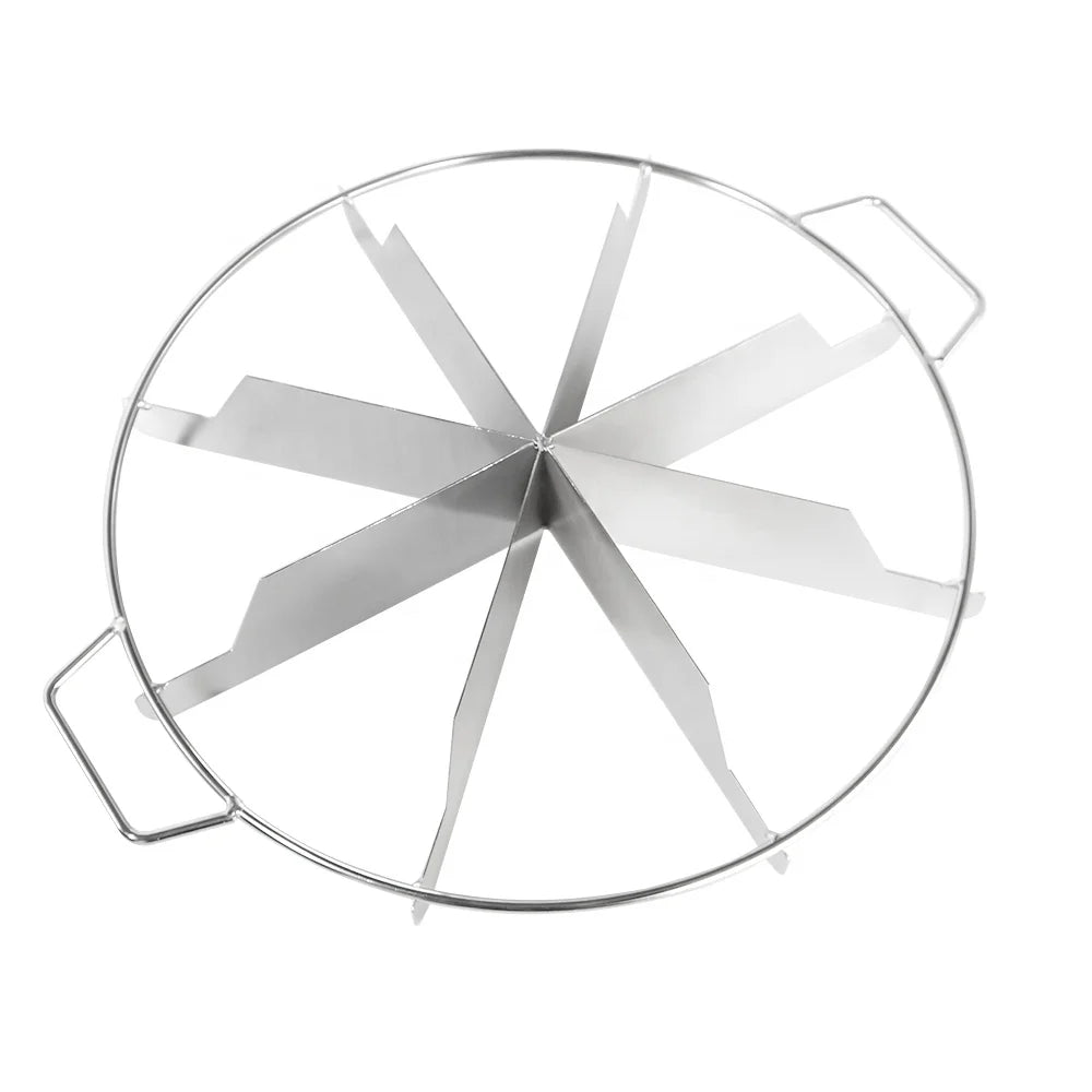 COOKMATE Cake Portioner Stainless Steel Round Cutter for Cakes Pies Pizza