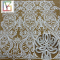 Luxury White 3D Cording Embroidery Lace Fabric African Bridal Net Rope Nigeria Women Wedding Dress Fabric