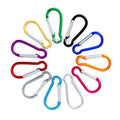 Wholesale 4.8cm Great Quality Metal Aluminum Hooks Carabiner Snap Hook Promotional Keychains & Carabiners