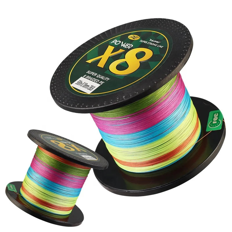 DN 500m Ten Meters One Color Braided Fishing Line Anti Fading 8 Strand Braided Fishing Line Wear Resistant Fishing Line Braid