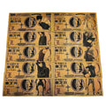 8 Designs Anime Designs Death Note Yagami Light Misa Amane Gold Banknotes for Fans Great Gift Collection