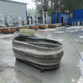Norton Factory Made Custom Home Indoor Bathroom Marble Tub Total Black Freestanding Natural Stone Bathtub