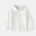Wholesale Children's Polo Shirt Boys Thickened Long-Sleeved Fashion Sweater Boy's Hoodie Casual Polo Shirt for Kids