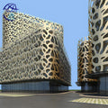 Aluminum Facade PVDF Coating Aluminium Perforated Facade Panel Aluminum Veneer Decoration Curtain Wall Cladding
