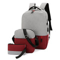 New Designer Laptop Backpack Bag Set with Usb Charging Waterproof Business Backpack Casual Bag for School