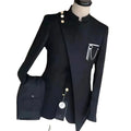 XXS-7XL Men Classic Suits Stand Collar Formal Business Suits 2 Pieces Men Wedding Suits Luxury Men Party Wear