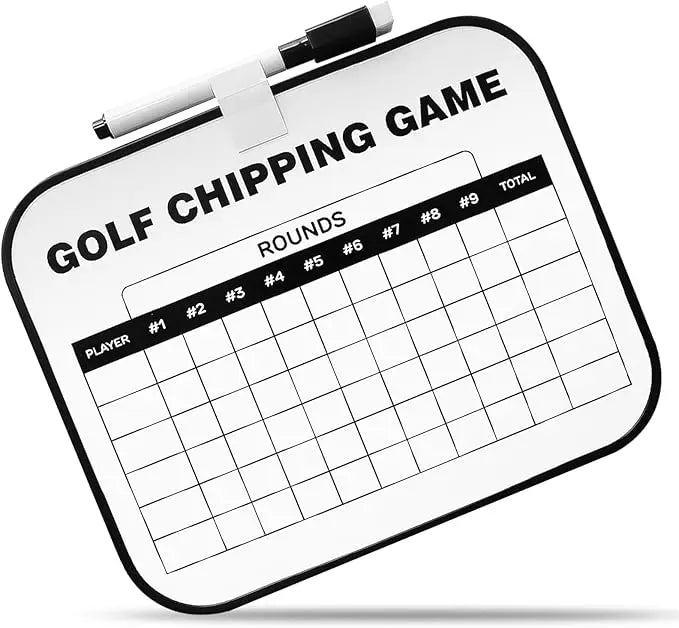 Factory-Essential Erasable Golf Scorecard Board Players' Write-In & Keep-Score Device for Golfers & Games