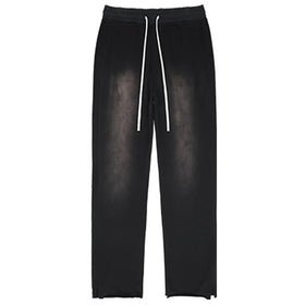 Luxury Clothing Manufacturer Winter Streetwear Man Vintage Washed Sweatsuits Wide Leg Jeans Men Acid Washed Sweat Pants
