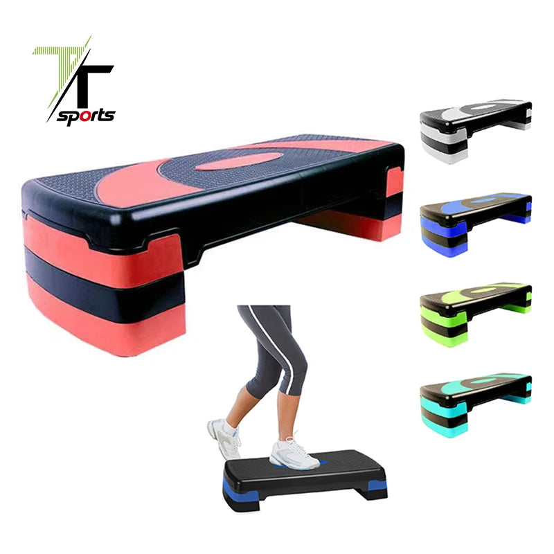 Hot Selling Lightweight Adjustable Length Fitness Aerobic Stepper Step Board for Workout Gym Home