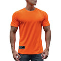 Custom Logo Mens Short Sleeve Sport T Shirt Mesh Quick Dry Running Fashion Breathable Fitness Ice Silk Gym Football T-shirt