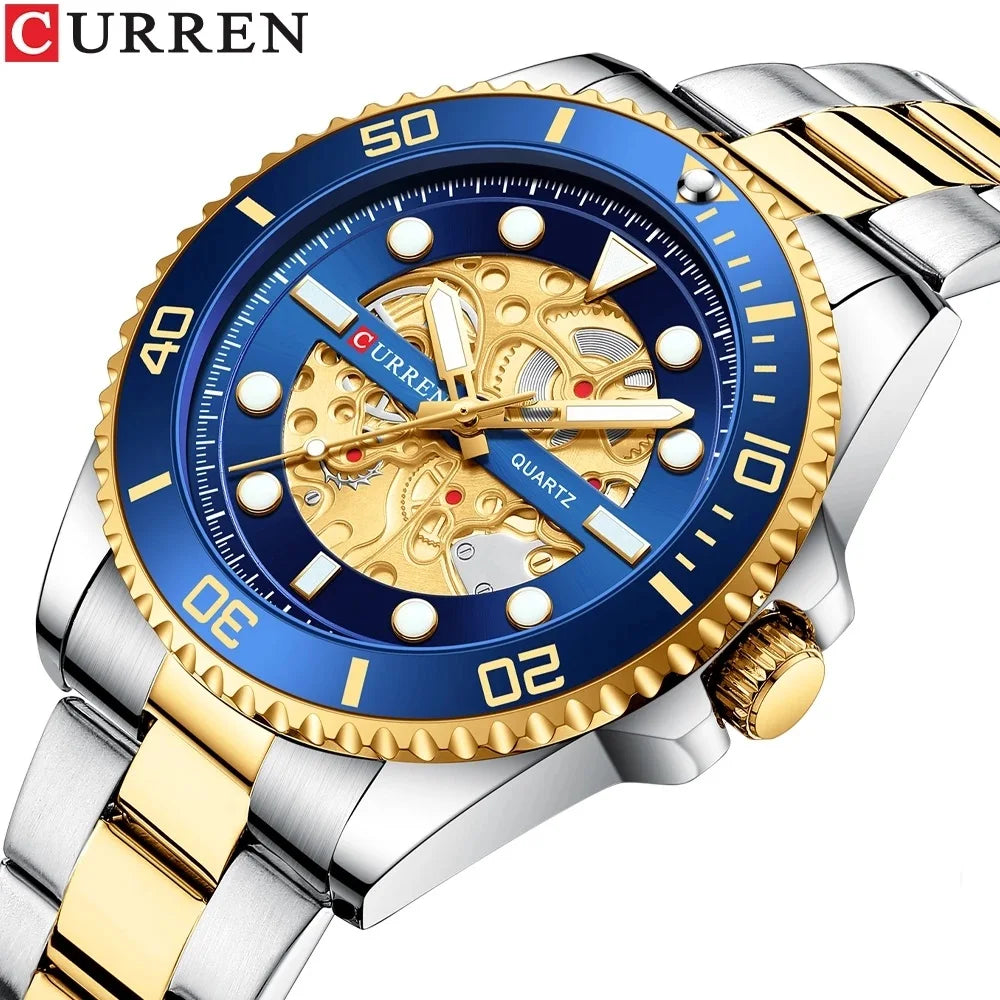 CURREN Watch 8412 New Hot Sale Charming Business Watches Men Wrist Luxury Waterproof Luminous Quartz Wristwatches Clock