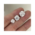 GH White Cushion Moissanite 10x10mm 5cts Lab Created VVS1 GRA Loose Moissanite Diamond Stones