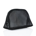 Envases Cosmeticos Portable Nylon Mesh Personality Shell Shape Travel Toiletry Bag  Zipper Clear Cosmetic Bags With Handle