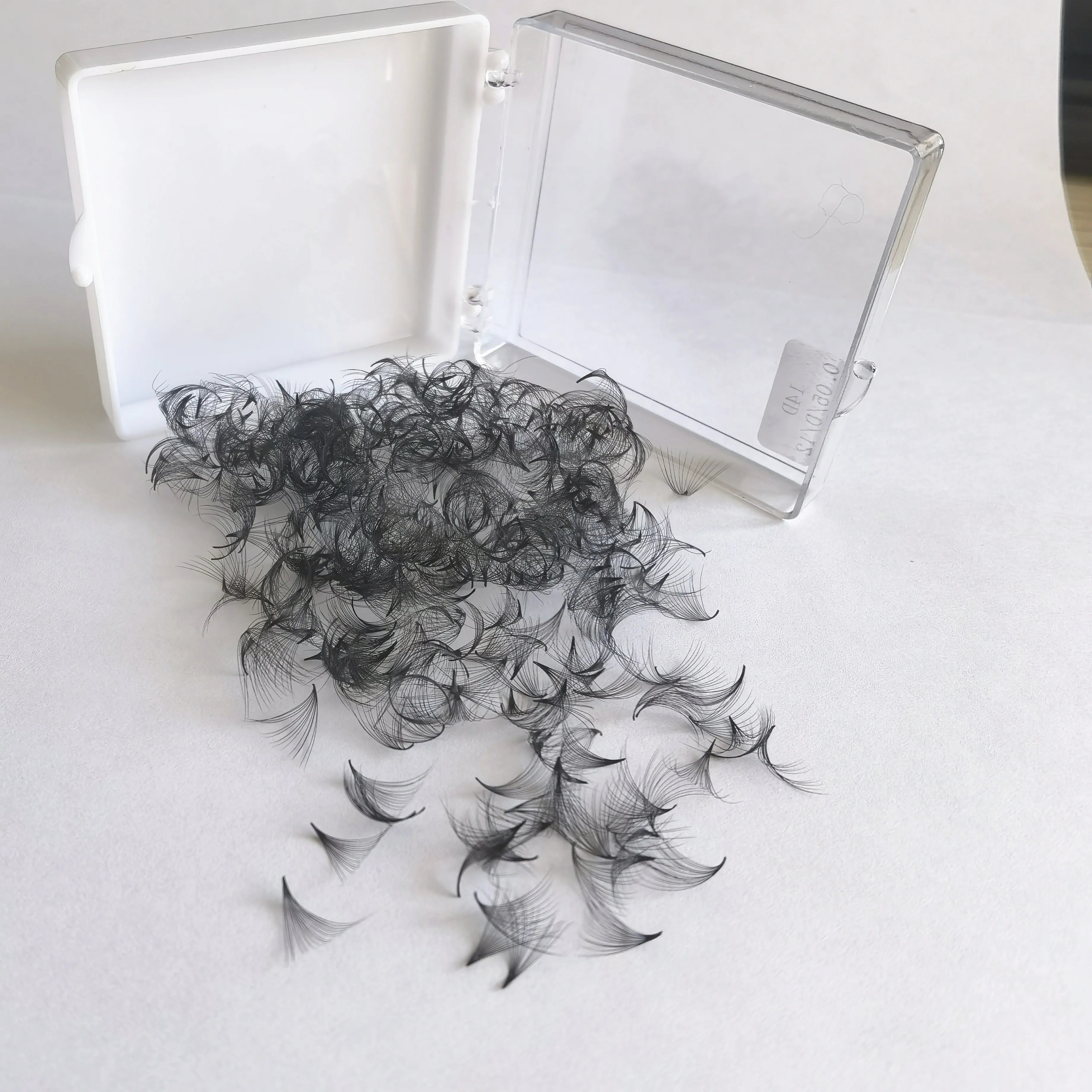 Pointy Root Slim Thin Base Loose Pro Made 0.05 0.07 5D 6D 8D 10D 12D 14D 16D 20D Pre Made Mega Volume Premade Fan Lashes 500fans