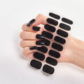 Nails Glitter Series Powder Full Beauty Nail Stickers Solid Color Decals Plain Stickers Women Salon Nail Strips