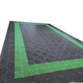 100% Recyclable Anti-Slip Interlocking Plastic Modular Floor Mat Environmental PP for Multi-Purpose Use for Car Garages Garage