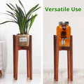 Modern Multi-layer Solid Wood Storage Rack for Succulents Balcony Flowers Floor-Standing Display Stand for Living Room Decor