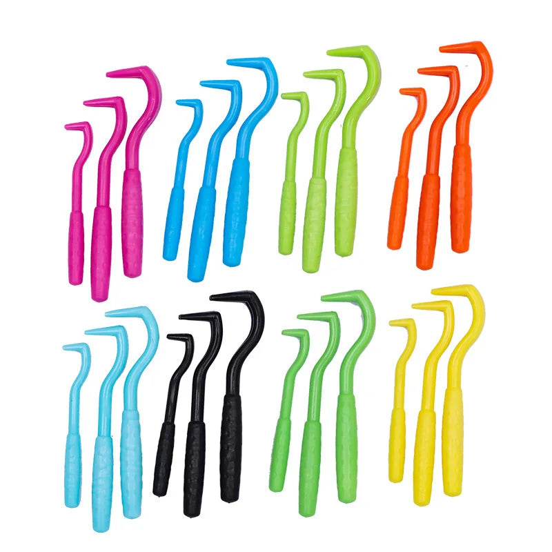 USMILEPET  Tick Traps for Pest Control Plastic Pet Hard Tick Extractor of Different Colors Flea Hook for  Pet Hygiene