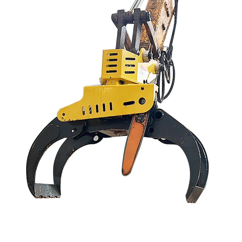 Hydraulic Rotating Wood Grapple for Large Excavator