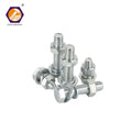 Zinc Plated Carbon Steel Hex Thread Bolts M5-M42 Hexagon Head Bolts in Various Lengths Din 933 Standard