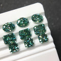 Loose Moissanite 1ct 2ct 3ct 5ct Round  Oval Radiant  Asscher Trillion Marquise Heart Emerald Cut Natural Green Moissanite Stone