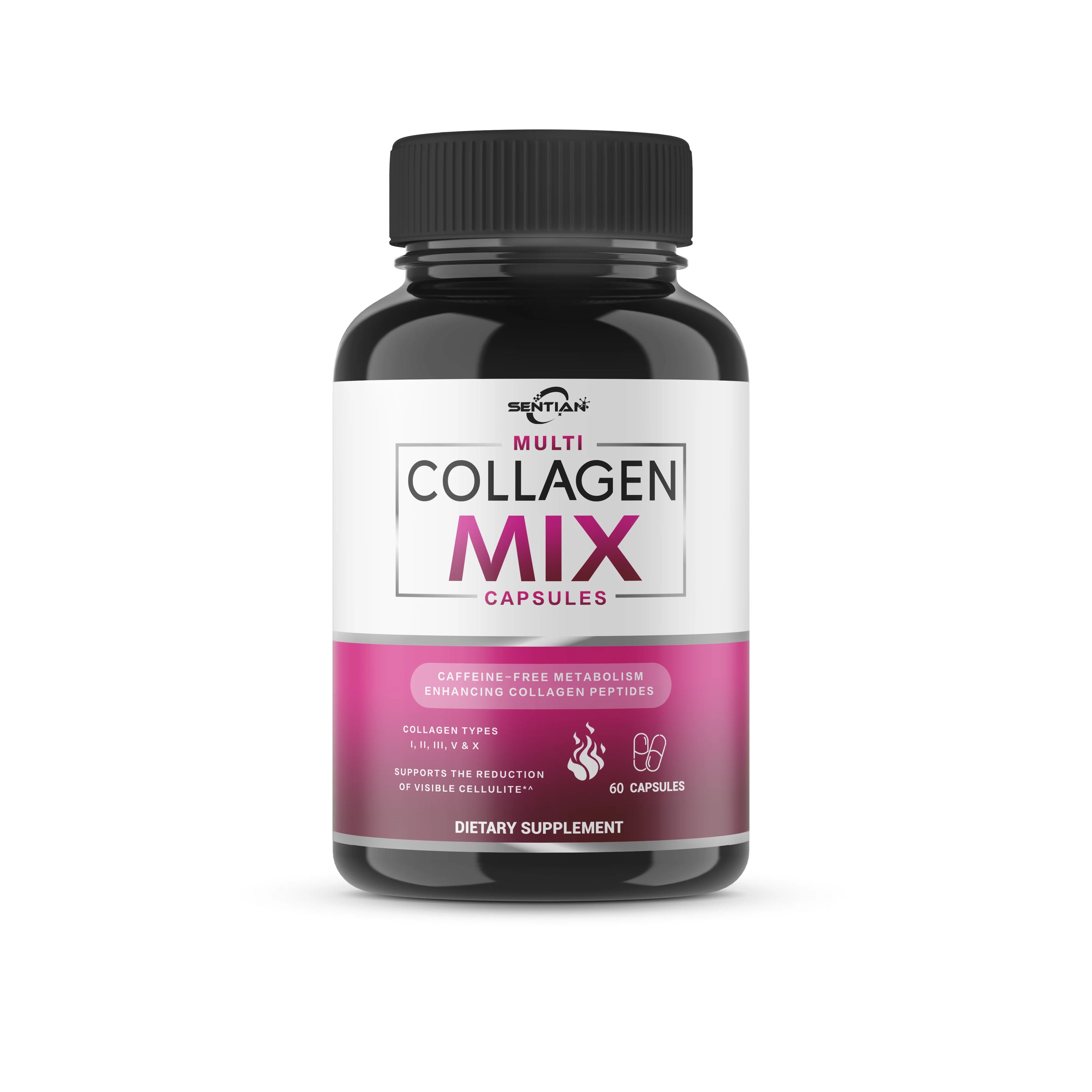 Private Label 99% Collagen Skin Biotin Keratin Gummies Collagen Vegan Powder Collagen Capsules