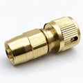 All Brass Copper Telescopic Garden Hose Quick Connector for Car Wash Water Gun with 3-Year Warranty
