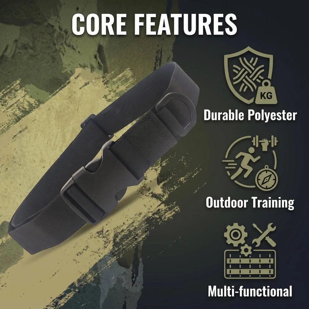 Factory Sales Custom Outdoor Training Canvas Polyester Men's and Women's Multifunctional Nylon Casual Braided Belt