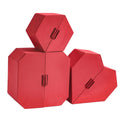 New Product 2025 Custom Cardboard Valentines Day Gift Packaging Box Heart Shaped With Ribbon