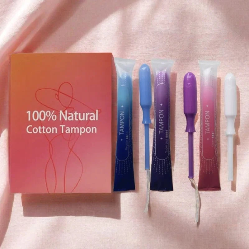 In Stock Tampons Menstrual Care 18pcs Per Box Feminine Hygiene Tampons with Applicator