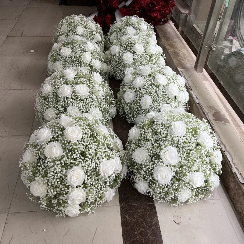 Vintage Elegant Artificial Flower Ball Wedding Decorations Realistic Features for Christmas Graduation Occasions-Direct China