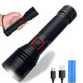 Powerful LED Flashlight Zoomable LED Torch Support for Charging Hunting Lamp